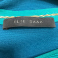 Load image into Gallery viewer, Elie Saab Teal Sleeveless Ribbed Knit Fitted Dress
