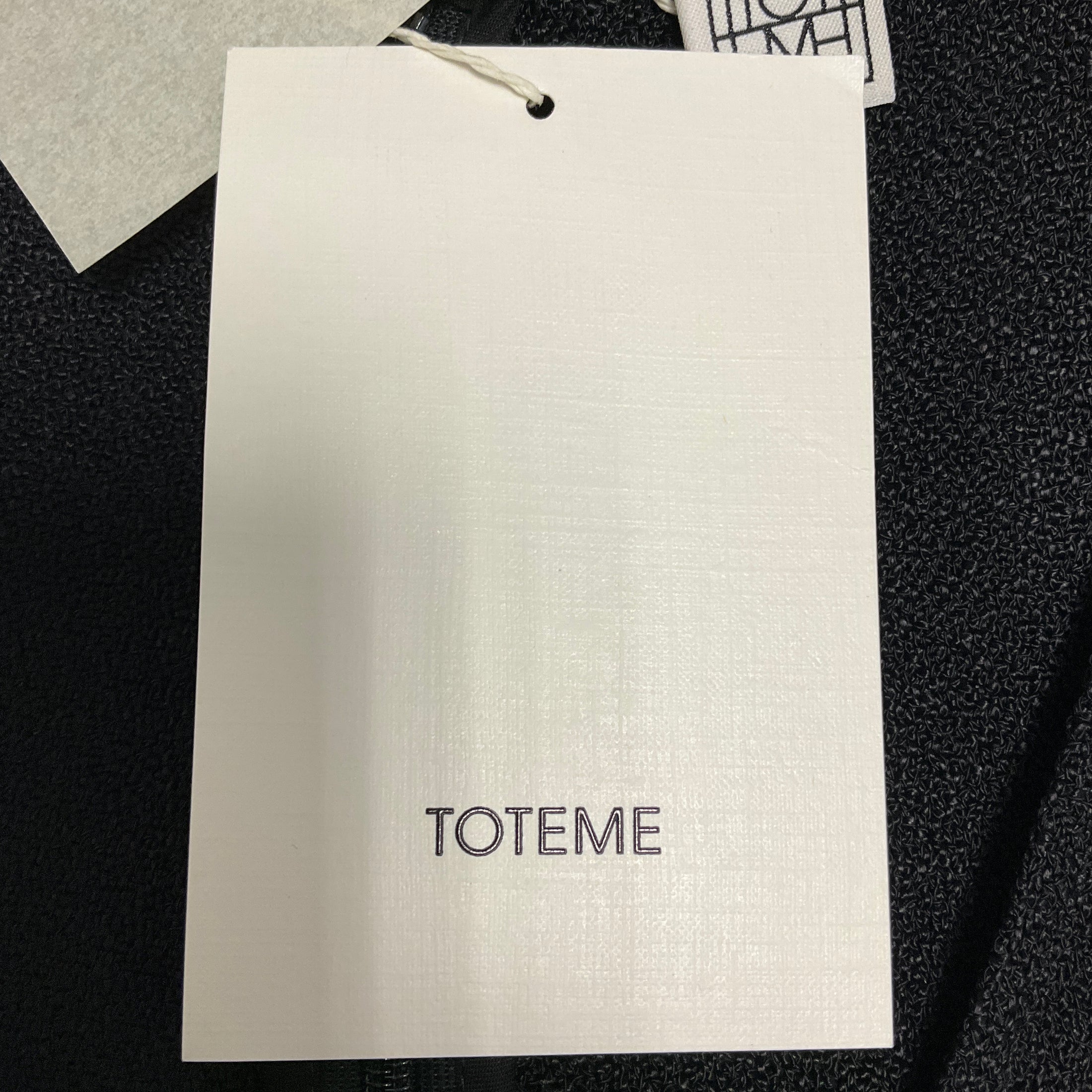 Toteme Black Scoop Neck Sable Dress