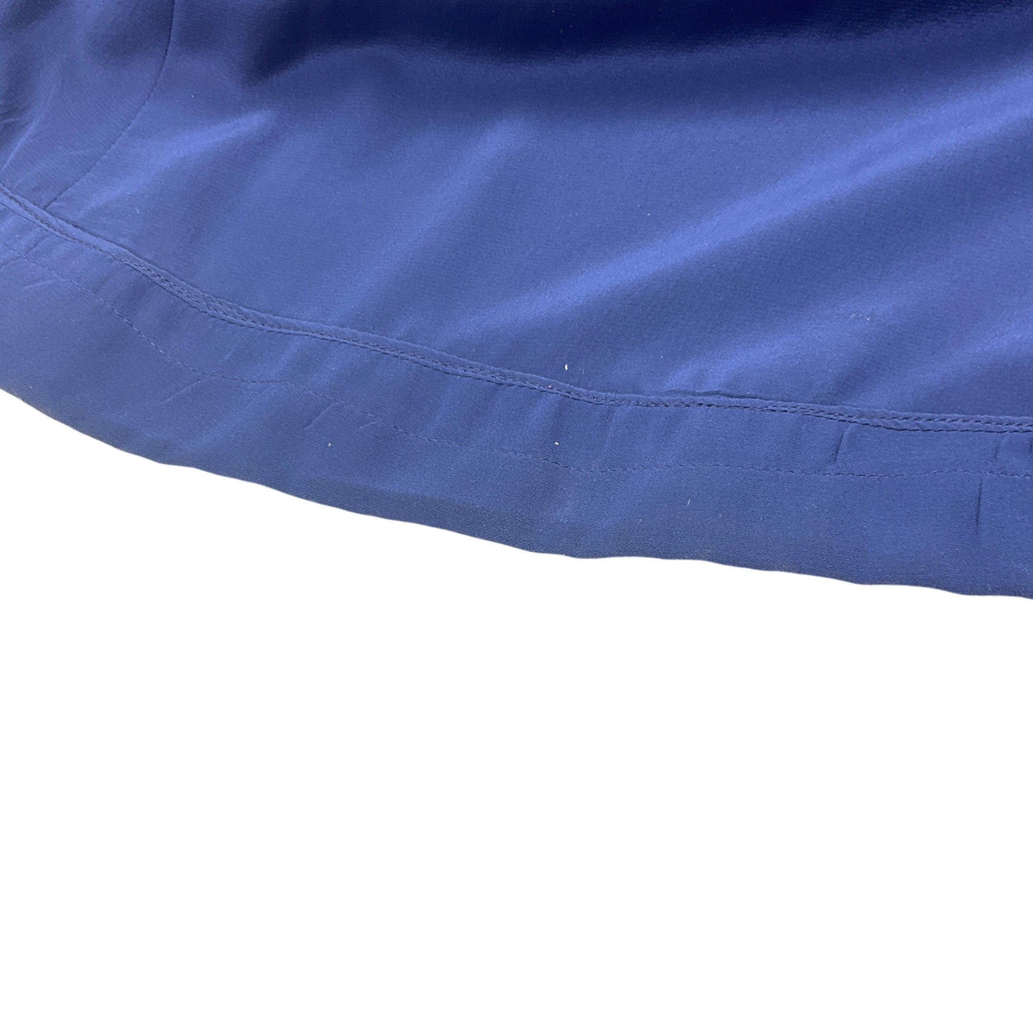 Carolina Herrera Blue Silk Sleeveless Peplum Dress