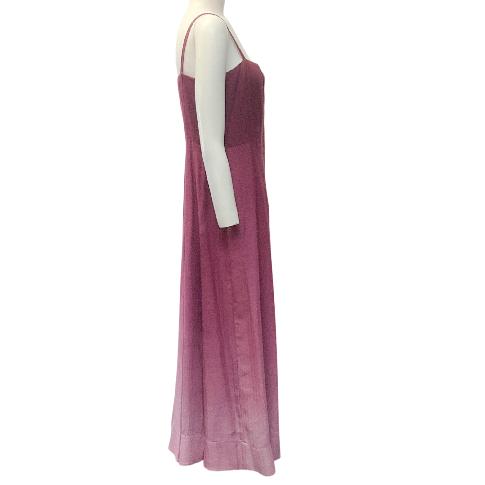 Gabriela Hearst Raspberry Ombre Magritte Maxi Dress