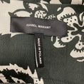 Load image into Gallery viewer, Isabel Marant Black / Ivory Floral Print Short Sleeved Silk Mini Dress
