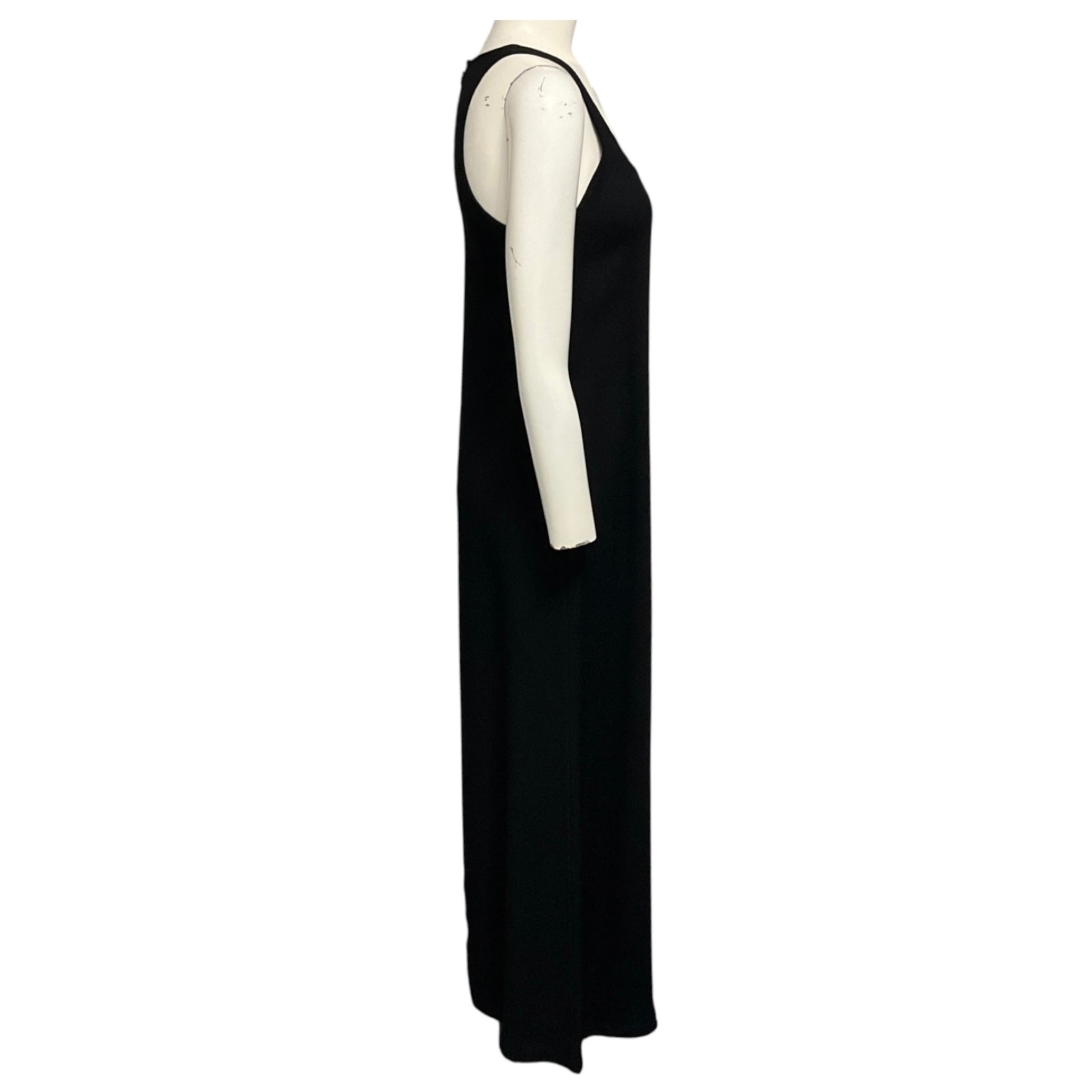 Toteme Black Scoop Neck Sable Dress