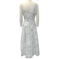 Load image into Gallery viewer, Adam Lippes White Multi Floral Cotton Cassie Midi Dress
