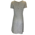 Load image into Gallery viewer, St. John Black / White 2022 Short Sleeved Woven Knit Midi Dress
