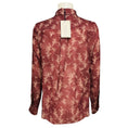 Load image into Gallery viewer, Gabriela Hearst Mauve Leaf Print Wool Henri Top
