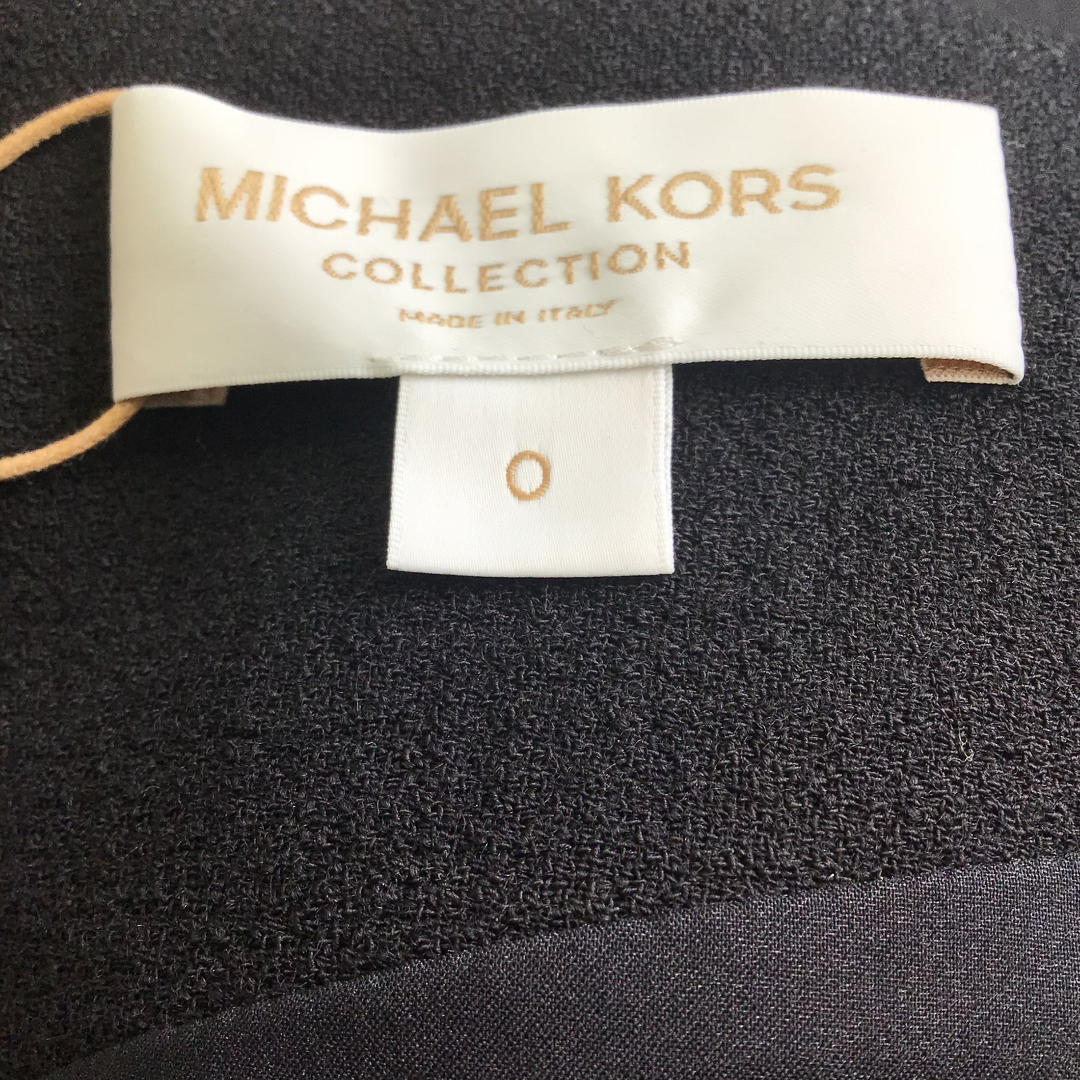 Michael Kors Collection Black Stretch Boucle Crepe Sheath Dress