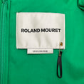 Load image into Gallery viewer, Roland Mouret Green Cotton Cap Sleeve Dress
