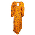 Load image into Gallery viewer, A.L.C. Yellow Sayer Cotton Voile V-Neck Midi Dress
