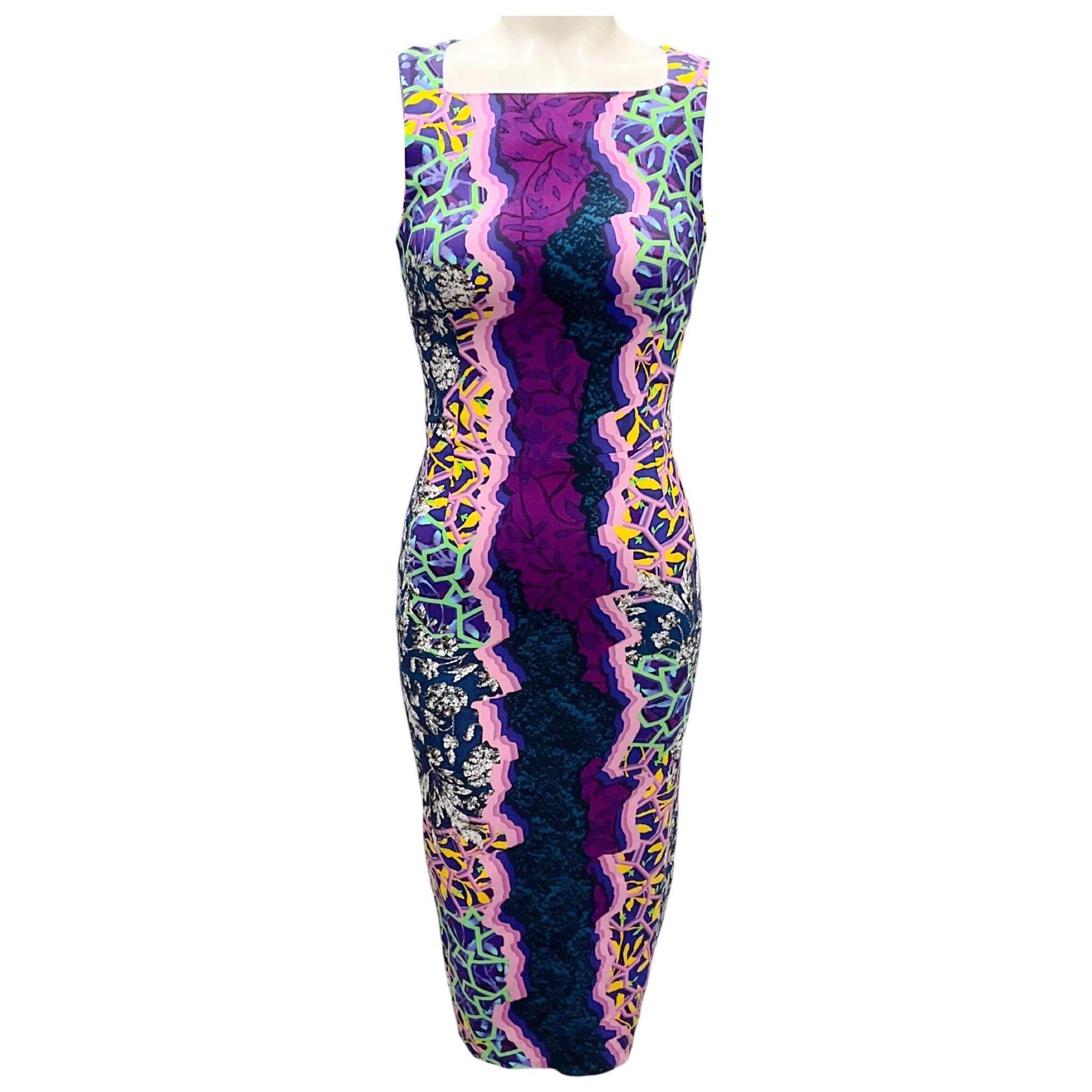 Peter Pilotto Marine Viscose Stretch Kia Sleeveless Dress