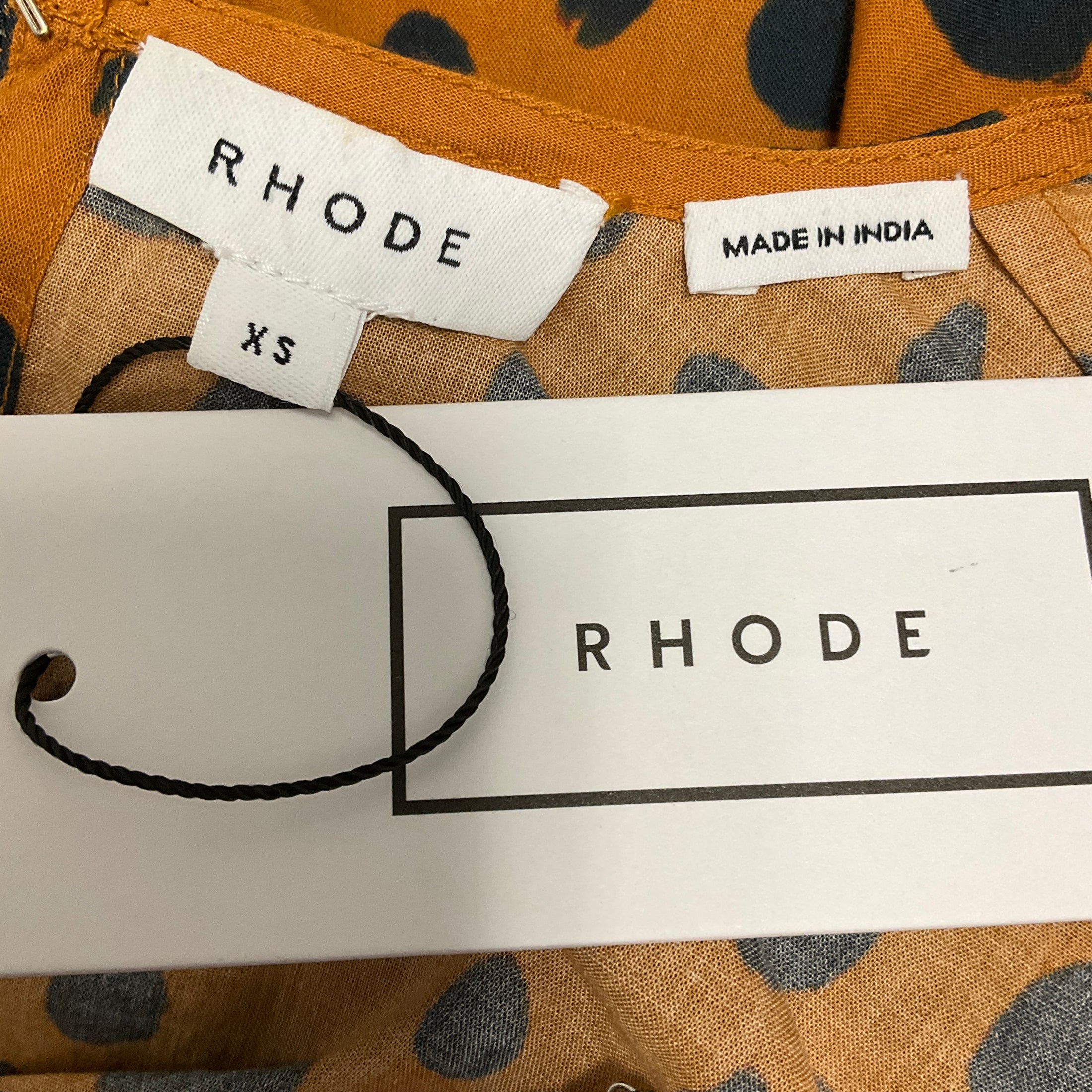 Rhode Tan / Black Cheetah Print Ella Dress with Belt