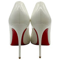 Load image into Gallery viewer, Christian Louboutin White Patent Leather Pigalle Follies Pumps
