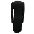 Load image into Gallery viewer, Narciso Rodriguez Black Asymmetric Stretch Jersey Midi Dress
