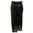 Load image into Gallery viewer, Iro Black Lamb Leather Piper Pants
