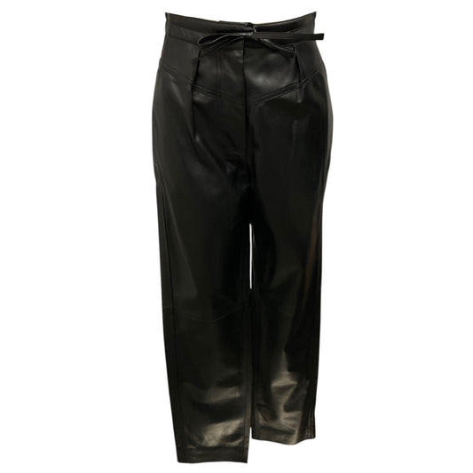 Iro Black Lamb Leather Piper Pants