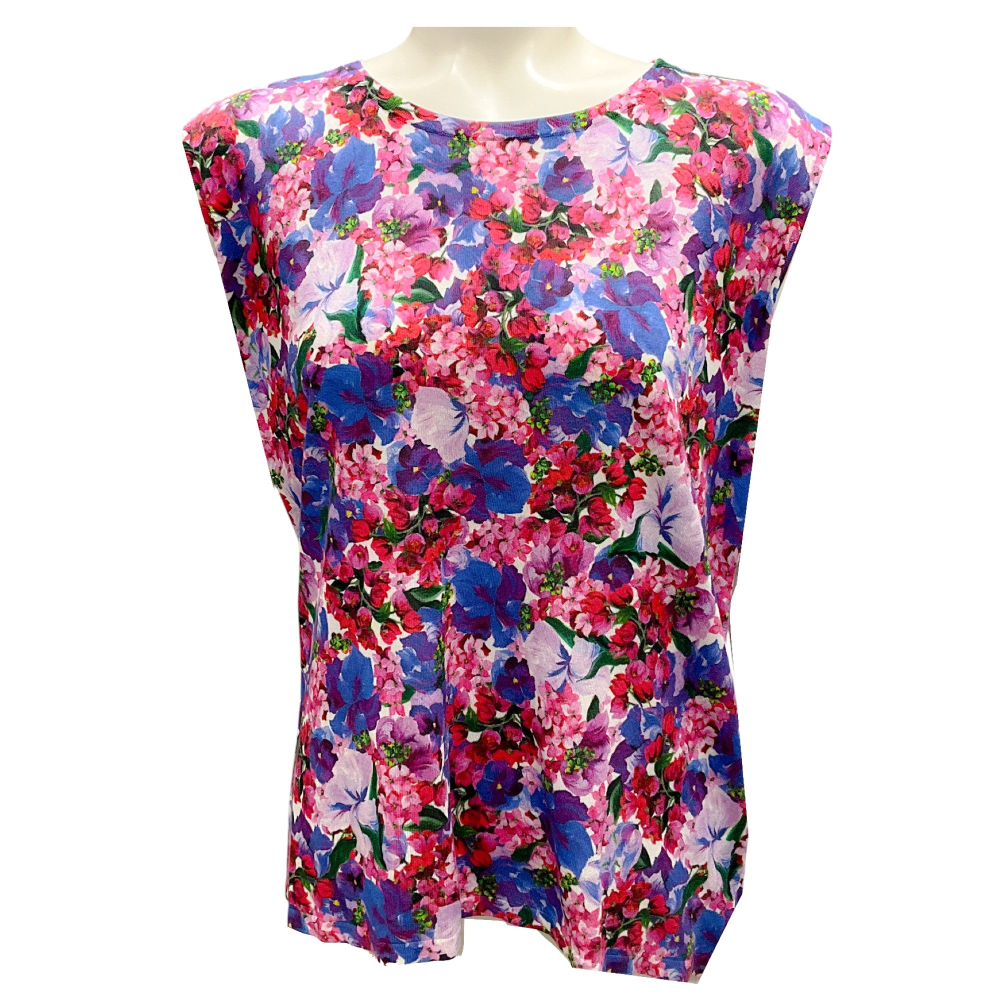 Escada Royal Purple Jacket and Top Two-Piece Set