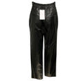 Load image into Gallery viewer, Iro Black Lamb Leather Piper Pants
