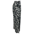 Load image into Gallery viewer, Marni Black / White Blooming Envers Satin Pants
