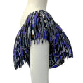 Load image into Gallery viewer, Emilio Pucci Purple Multi Cropped Fringe Top

