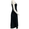 Load image into Gallery viewer, Roland Mouret Black Cotton One Shoulder Dress

