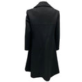 Load image into Gallery viewer, Balenciaga Black Asymmetric Buttoned Wool Coat

