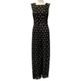 Load image into Gallery viewer, Yigal Azrouel Black Cotton Lace Hibiscus Jumpsuit

