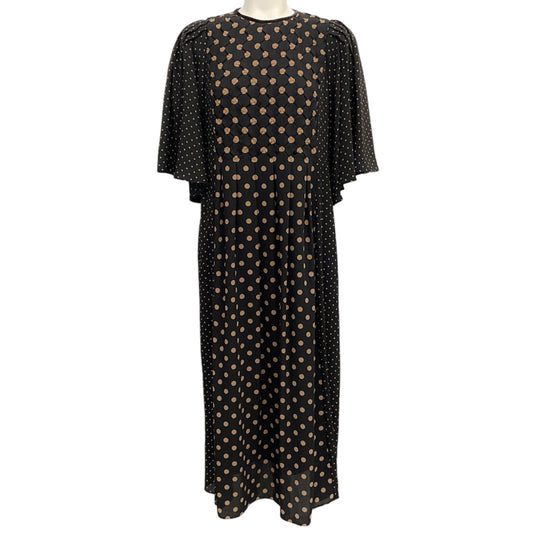 Muveil Black / Tan Dot Dress
