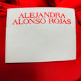 Load image into Gallery viewer, Alejandra Alonso Rojas Red Ruched Sleeveless Silk Cocktail Dress
