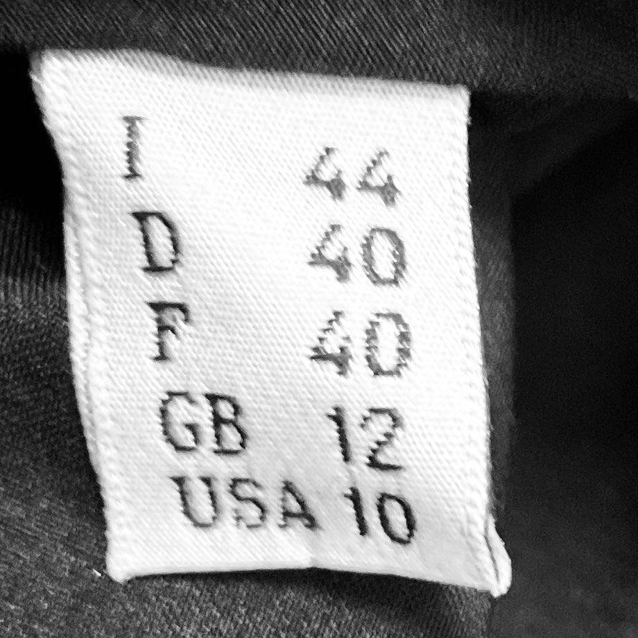 Boutique Moschino Black / Red / White Printed Crepe Midi Dress