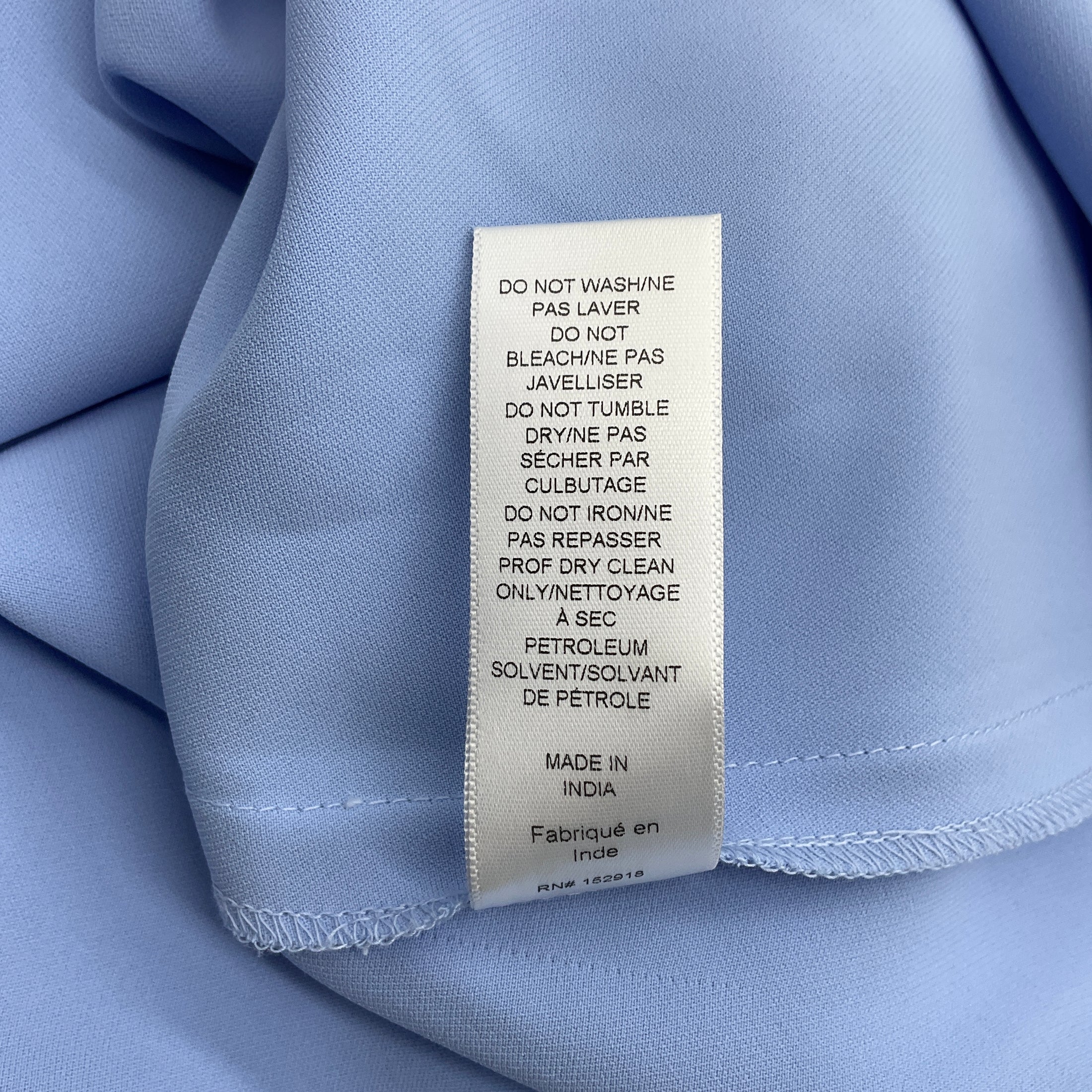 Carolina Herrera Light Blue Beaded Embellished Kaftan