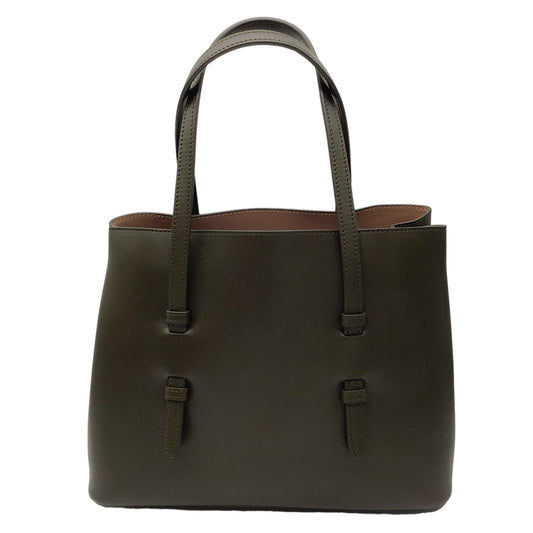Alaia Olive Green Small Leather Tote Bag