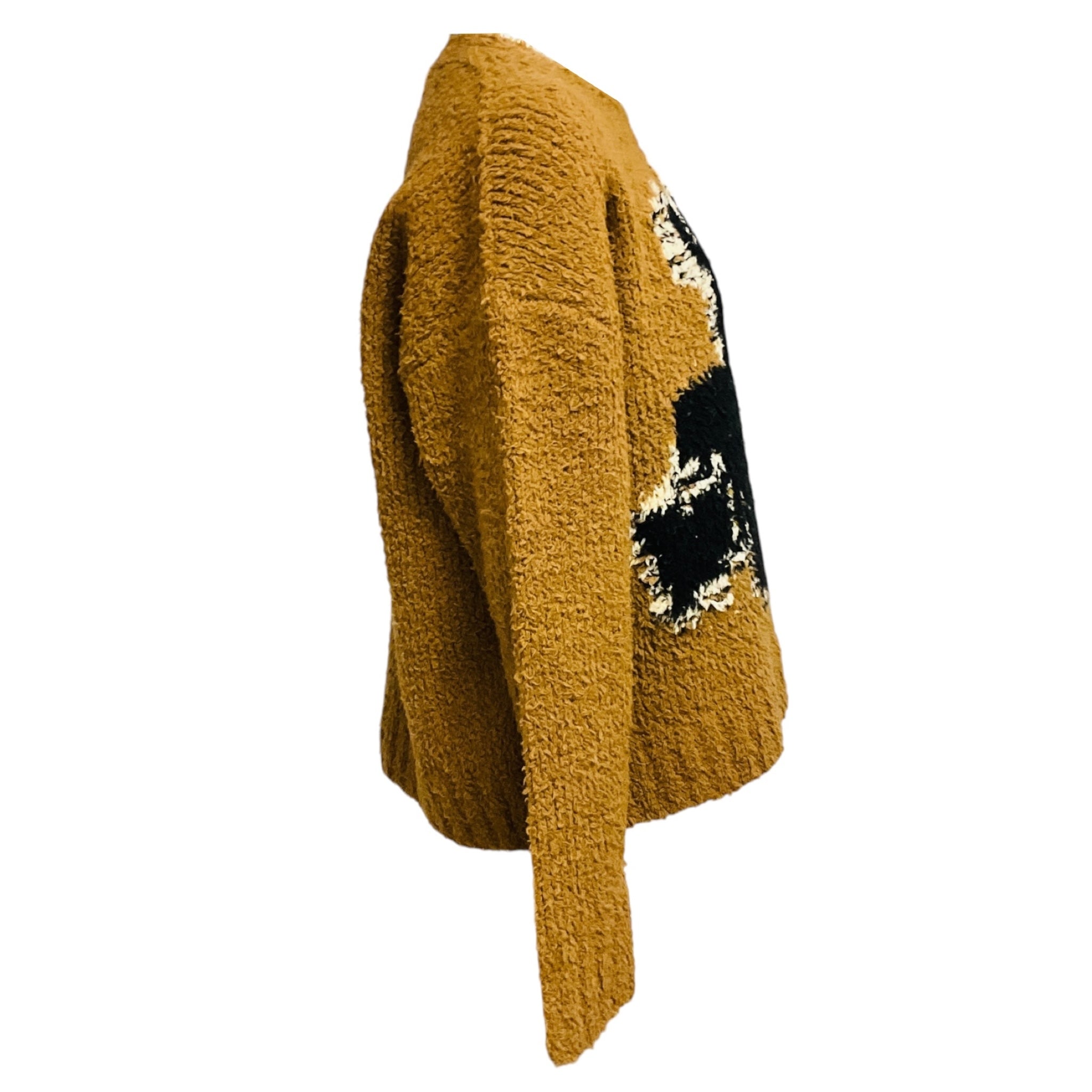 Acne Studios Khaki Beige Teddy Crewneck Sweater