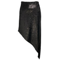 Load image into Gallery viewer, IRO Black 2018 Notrea Sequined Asymmetric Skirt
