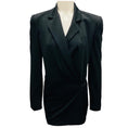 Load image into Gallery viewer, Moschino Couture Black Jersey Wrap Blazer / Jacket
