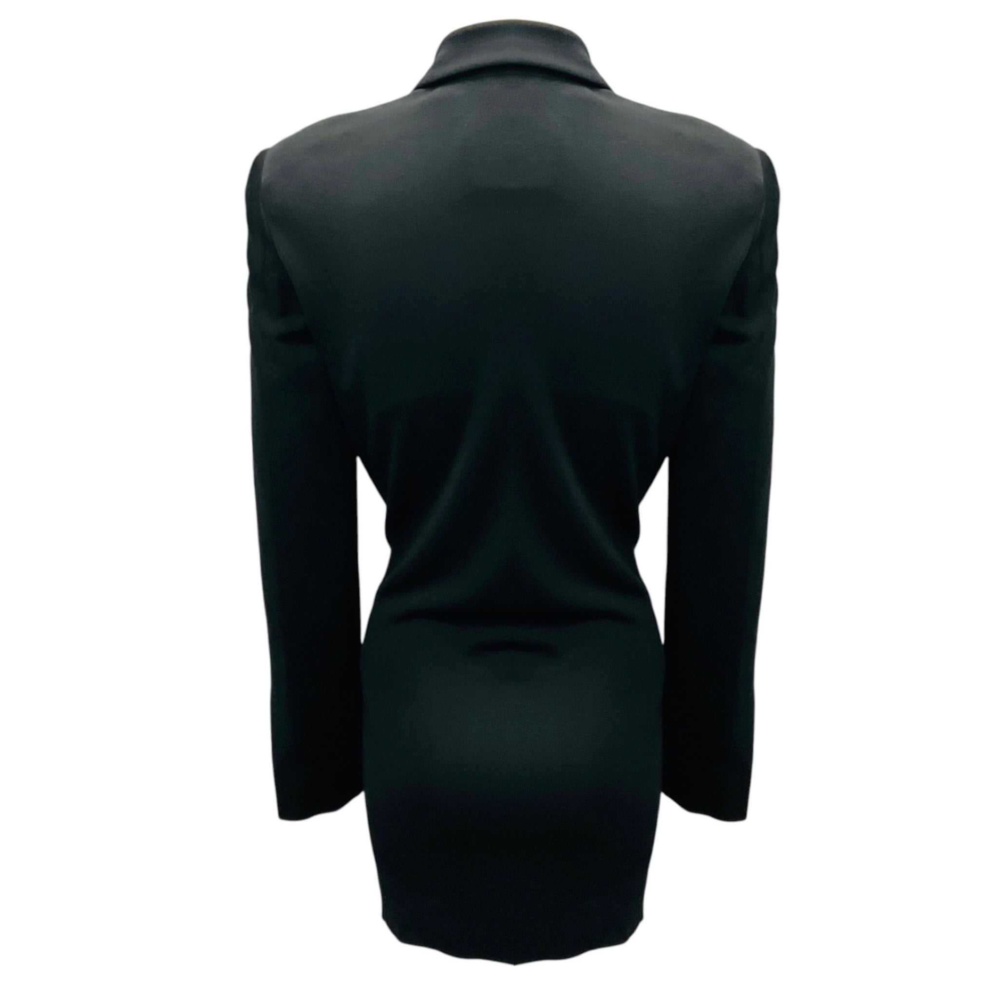 Moschino Couture Black Jersey Wrap Blazer / Jacket