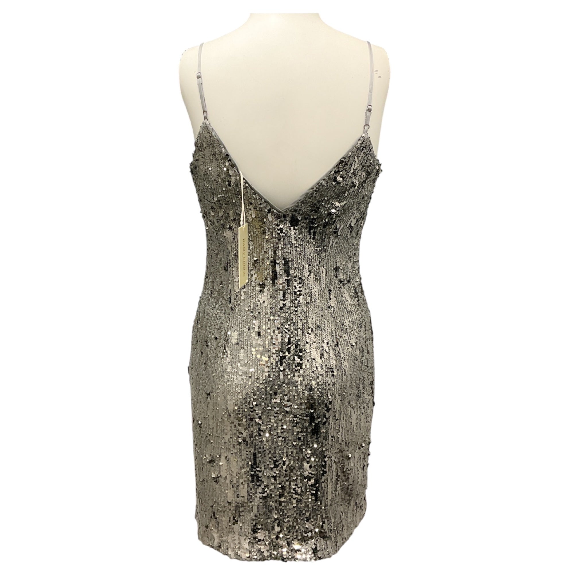 Ramy Brook Silver Sequin Lila Dress
