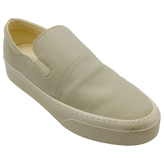 The Row Latte Canvas Marie H Slip On Sneakers
