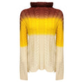 Load image into Gallery viewer, Sies Marjan Ivory / Yellow Multi Maren Printed Cable Turtleneck Sweater

