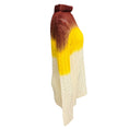 Load image into Gallery viewer, Sies Marjan Ivory / Yellow Multi Maren Printed Cable Turtleneck Sweater
