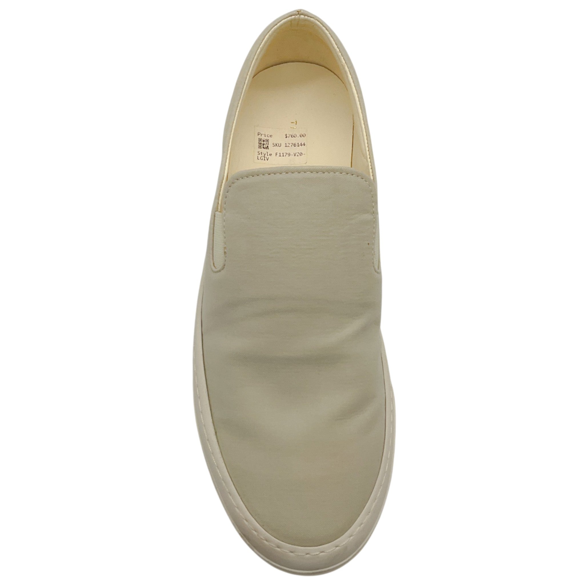 The Row Latte Canvas Marie H Slip On Sneakers