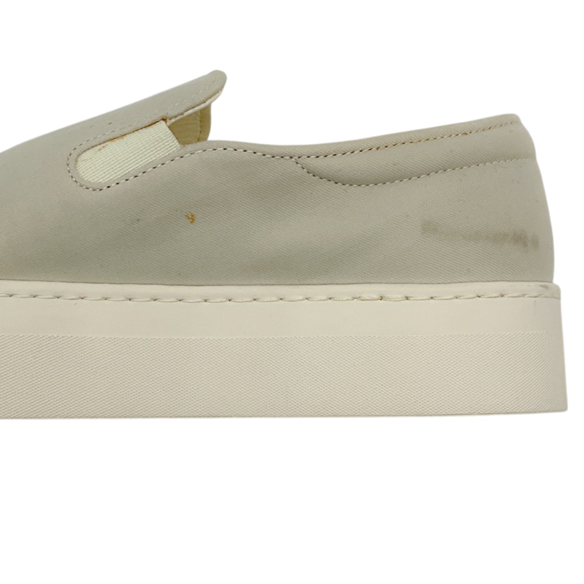 The Row Latte Canvas Marie H Slip On Sneakers