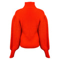 Load image into Gallery viewer, Chloe Rising Red Wool and Cashmere Knit Turtleneck Sweater
