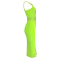 Load image into Gallery viewer, Jonathan Simkhai Lime Green Sleeveless Viscose Knit Loren Dress
