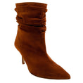 Load image into Gallery viewer, L'Agence Cognac Suede Florine Slouch Booties
