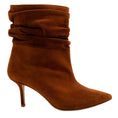 Load image into Gallery viewer, L'Agence Cognac Suede Florine Slouch Booties
