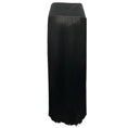 Load image into Gallery viewer, Lafayette 148 New York Black Fringed Silk Maxi Skirt
