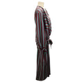 Load image into Gallery viewer, Maison Rabih Kayrouz Burgundy / Purple / Green Multi Striped Maxi Dress
