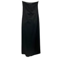 Load image into Gallery viewer, CO Black Strapless Wool Stretch Maxi Dress
