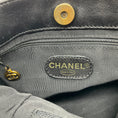 Load image into Gallery viewer, Chanel Black Leather Small Deca Coco Mark Tote with Bakelite Chain Handles
