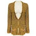 Load image into Gallery viewer, Lanvin Gold Multi Metallic Knit Cardigan Sweater
