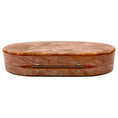 Load image into Gallery viewer, Edie Parker Terracotta Acrylic Edie Solid Clutch
